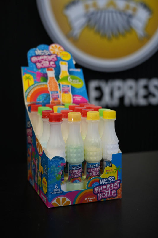 Mega Sherbert Bottles 20 x 36g