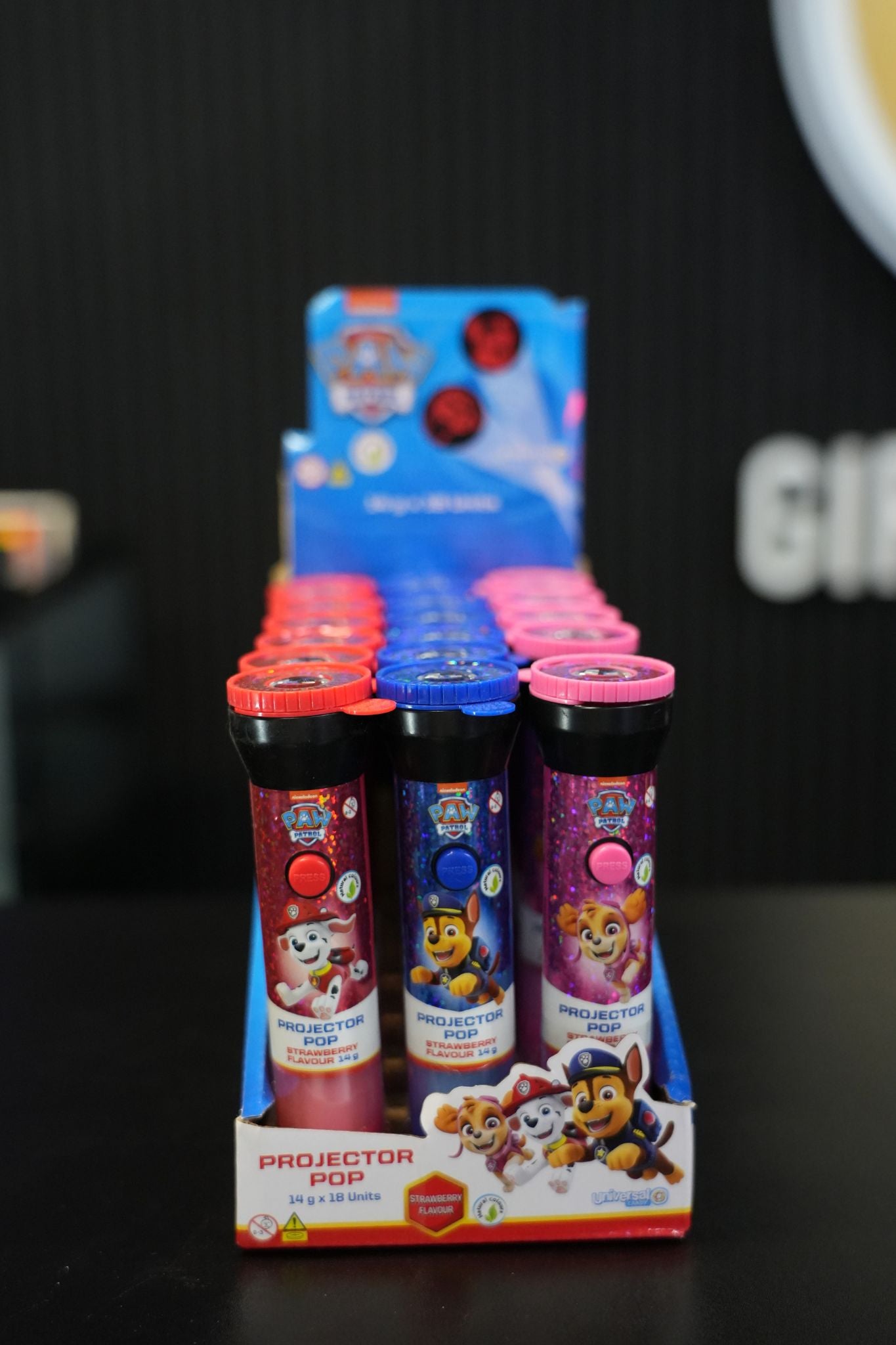 Paw Patrol Projector Pop 14g x 18