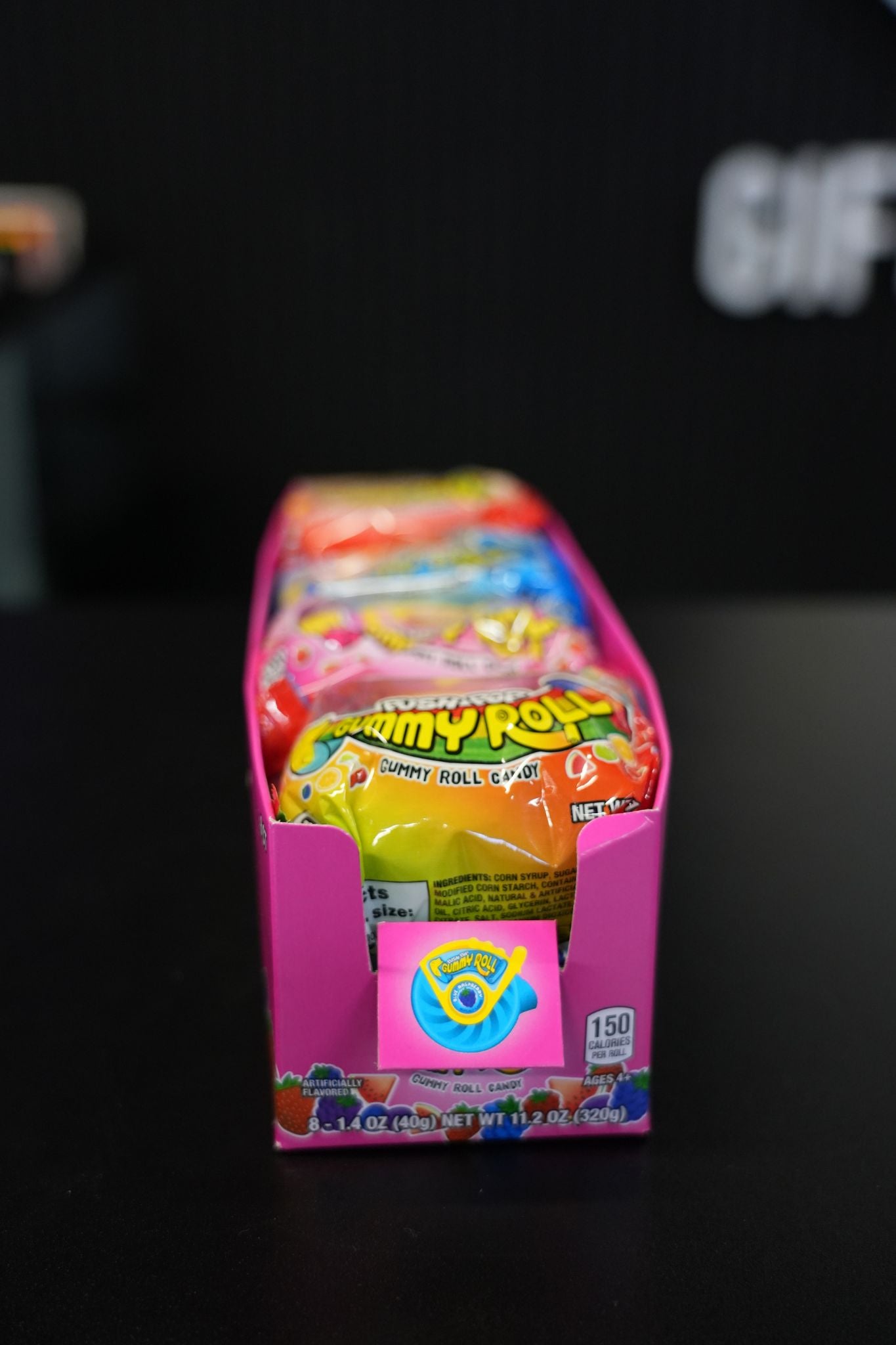 Push Pop Gummy Roll 8 x 40g
