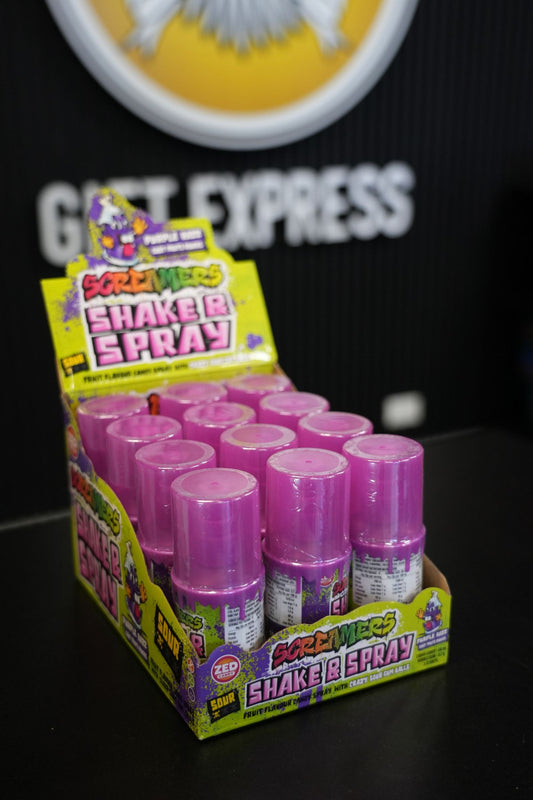 Screamers Shake n Spray Purple Razz 60ml x 12