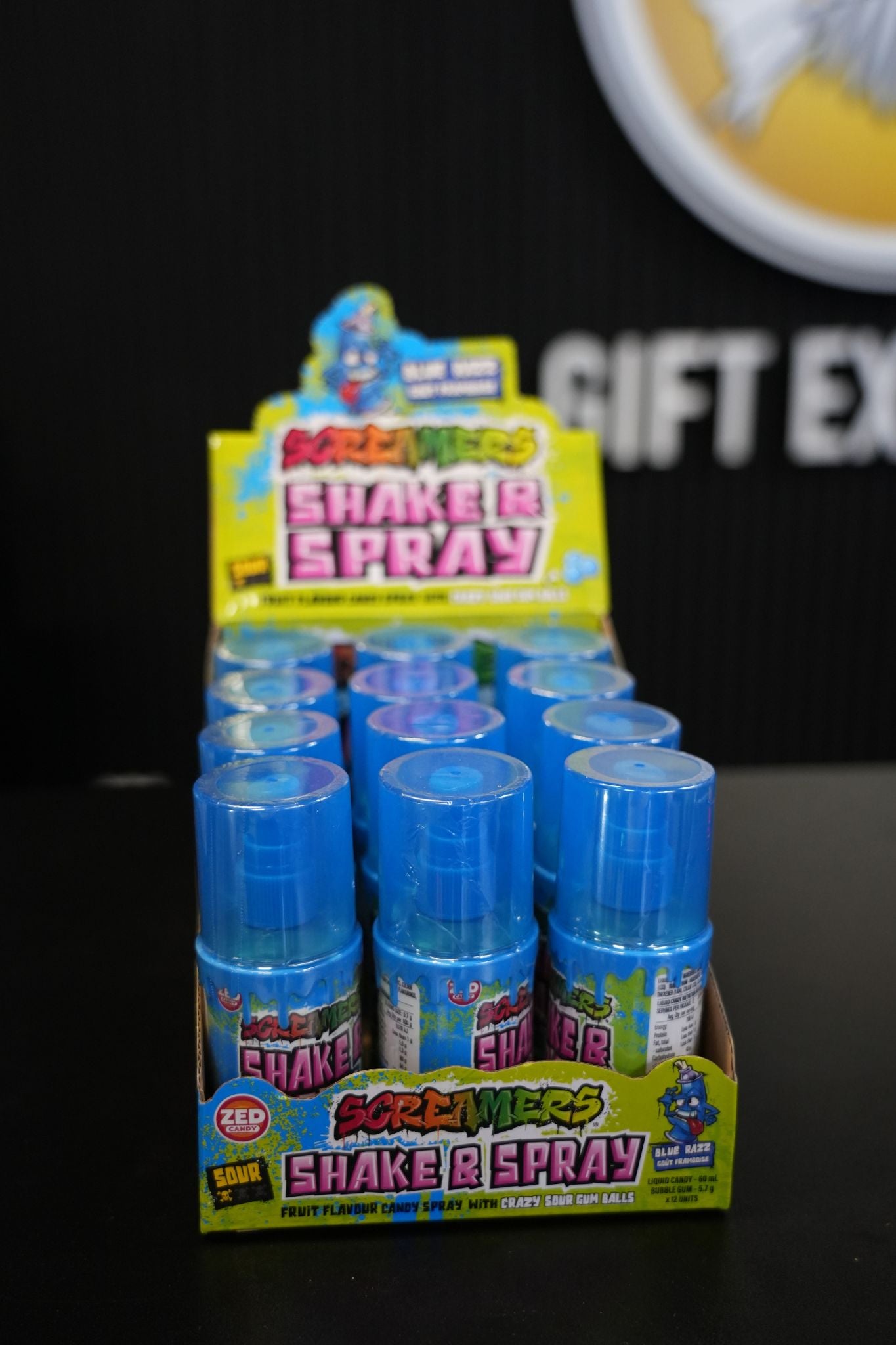 Screamers Shake n Spray Purple Razz 60ml x 12
