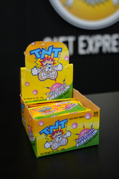 TNT Tutti Frutti Bubblegum Stick (50 x 9g )