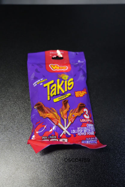 Vero Takis Fuego Lollipop 72g x 6