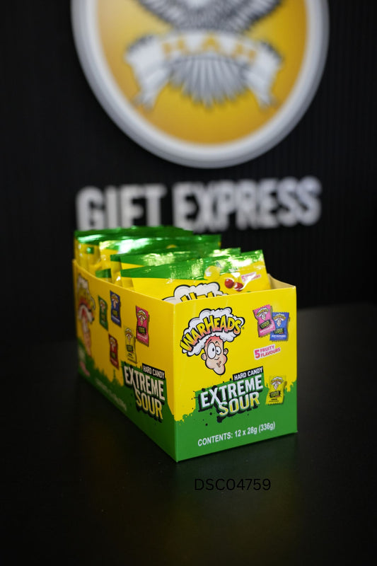 Warheads Extreme Sour Hard Candy 28g x 12