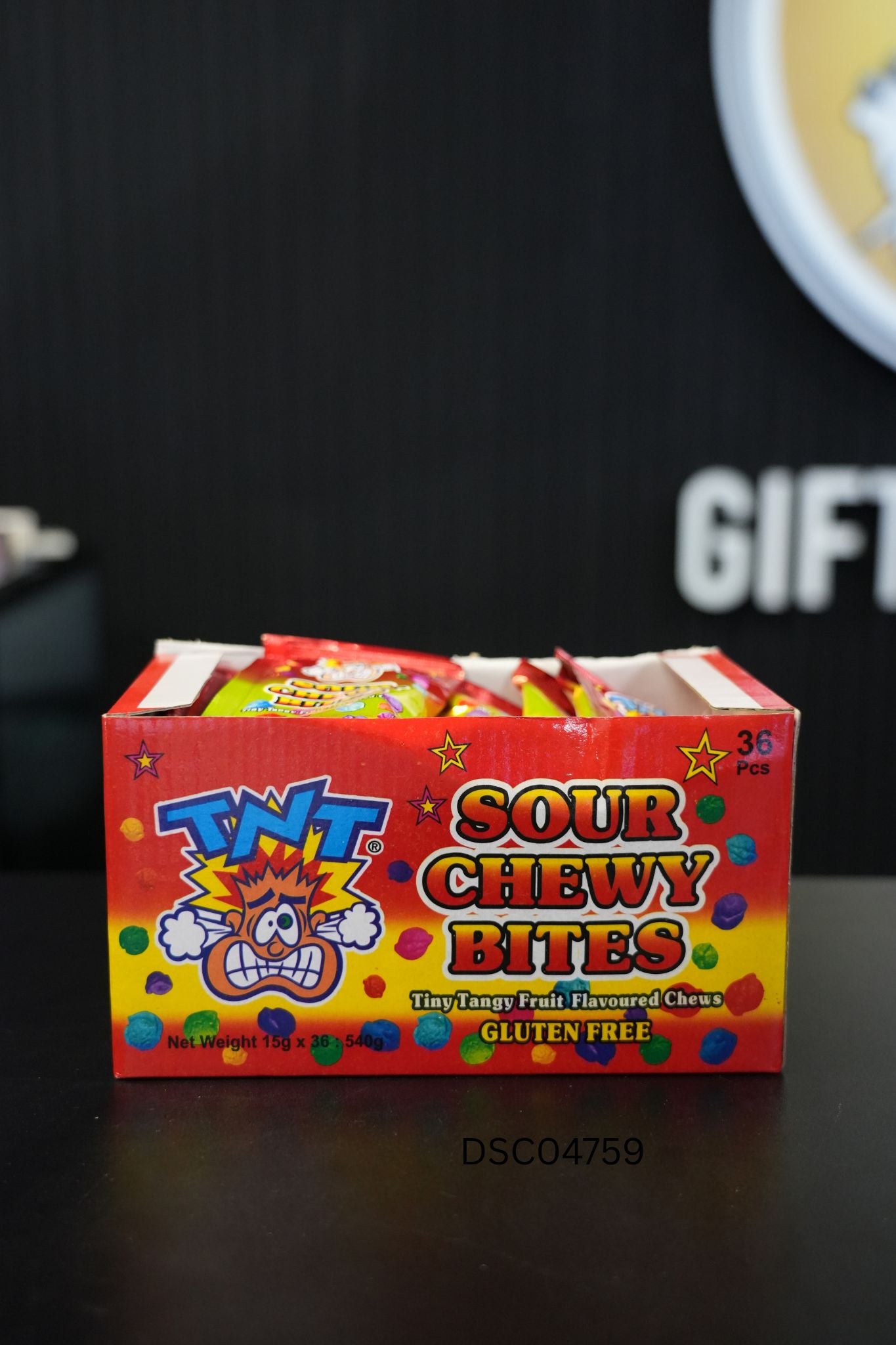 TNT Sour Chewy Bites 36 x 15g