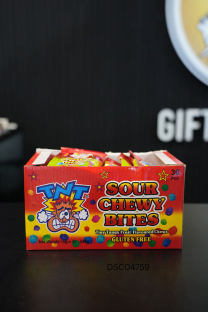 TNT Sour Chewy Bites 36 x 15g