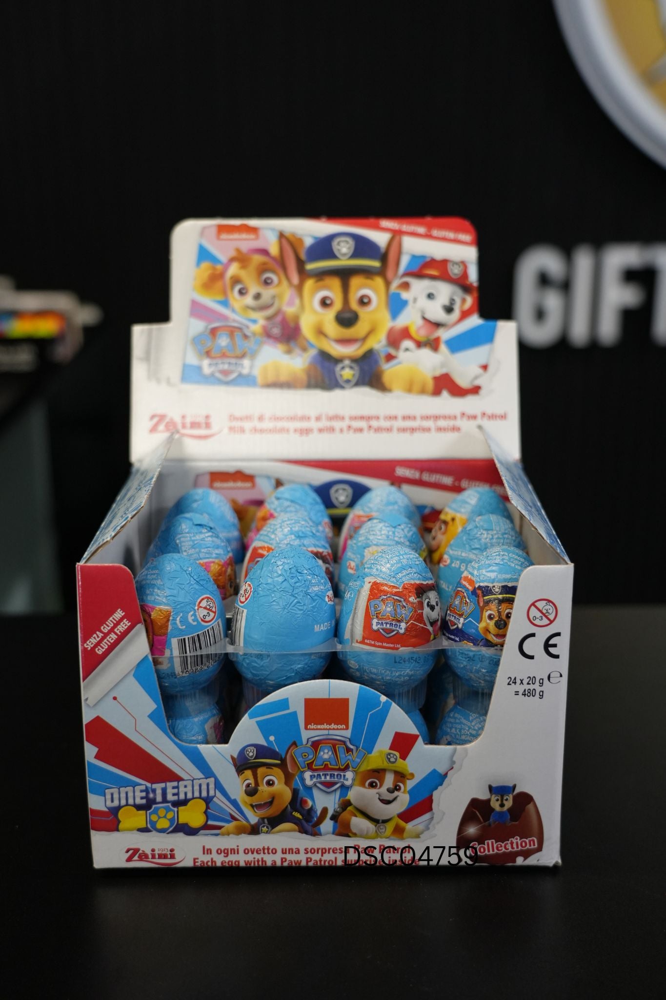 Paw Patrol Choc Eggs 20g x 24