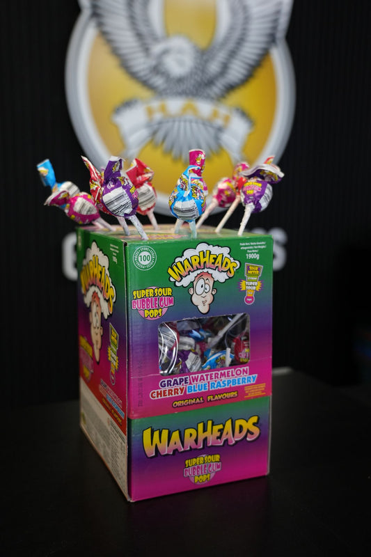 Warheads Super Sour Bubblegum Pop 19g x 100