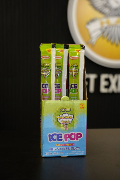 Wicked Fizz Sour Ice Pops 70ml x 12