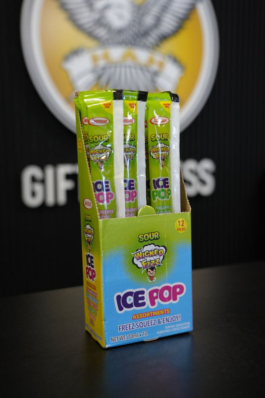 Wicked Fizz Sour Ice Pops 70ml x 12