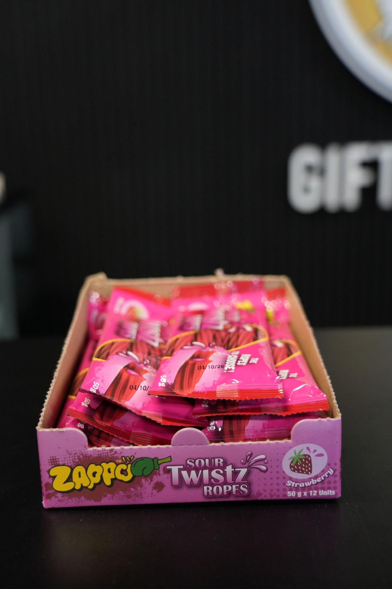 Zappo Strawberry Ropes 50g x 12