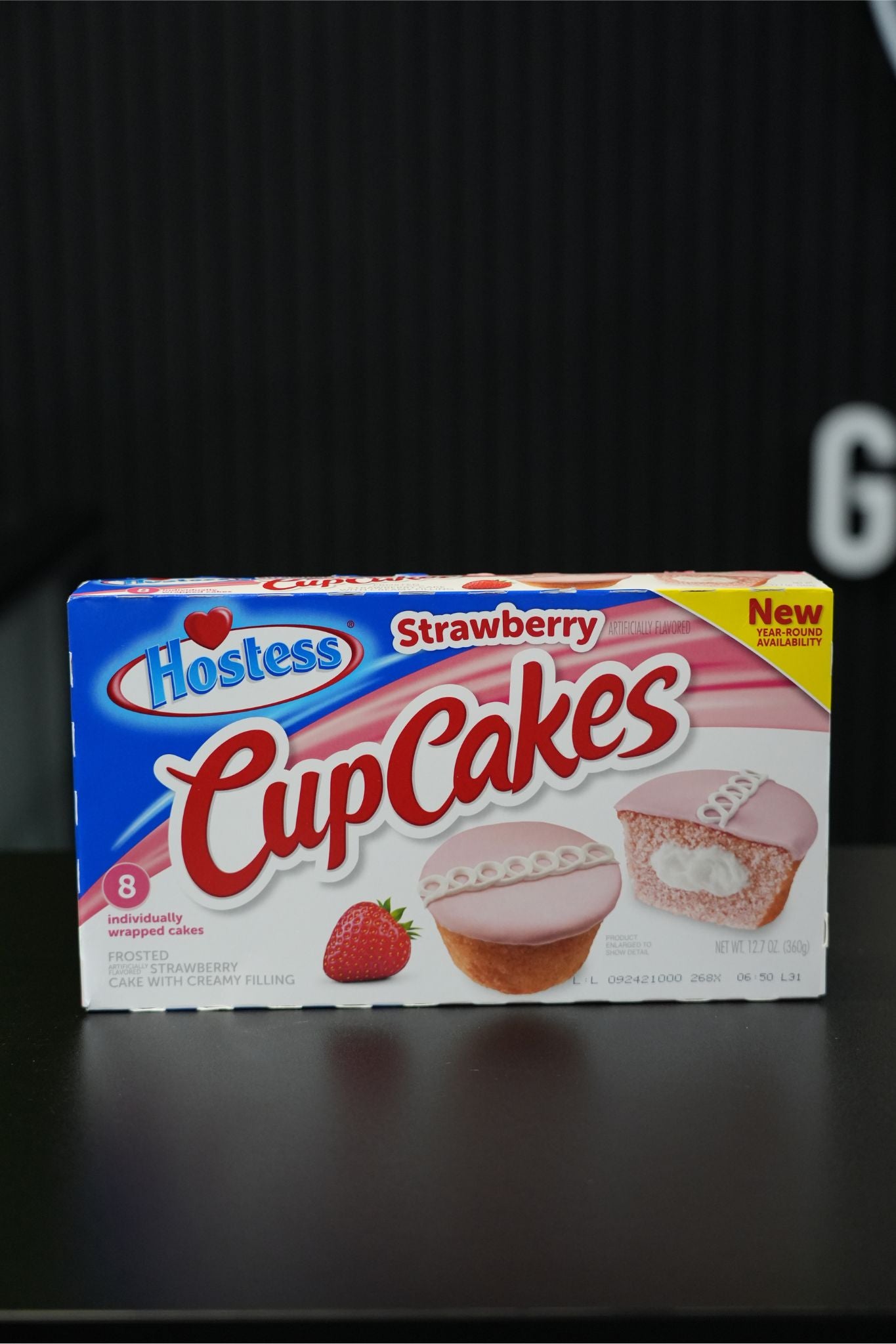 Hostess Cupcakes Strawberry 13.5oz (383g)x8