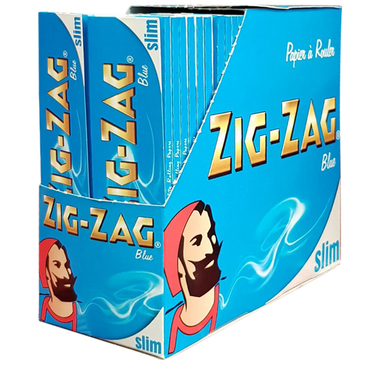 Zig Zag Blue Kingsize Slim