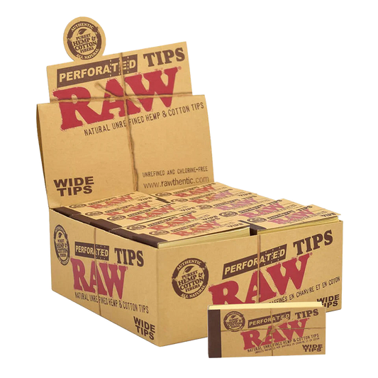 Raw Perforated Wide Tips