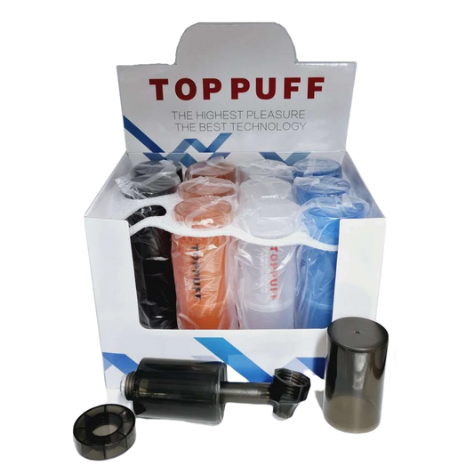 (OSH04TOPPUFF) Top Puff Plastic Pipe 12PK