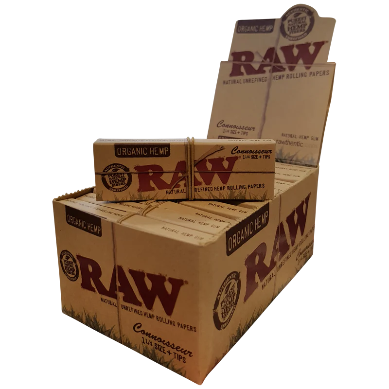 Raw Organic 1 1/4 + Tips