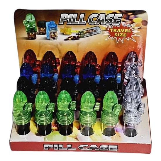 Colour Bullettop Pill Case