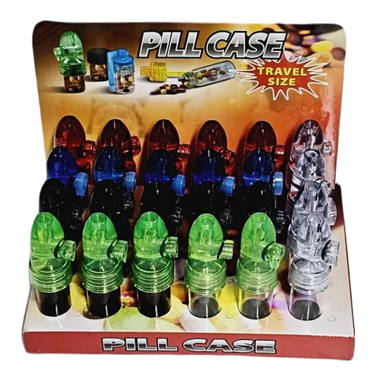 Colour Bullettop Pill Case
