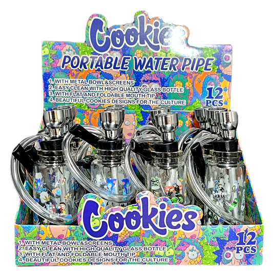 Cookies Mini Hookah Waterpipe Display 12pk