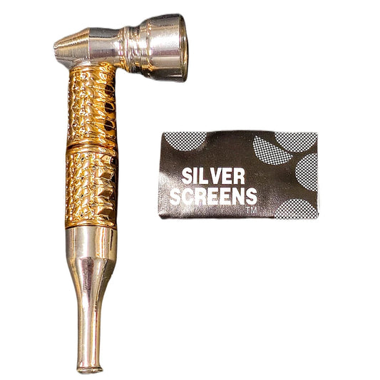 9cm Metal Pipe With Screen Display 12pk